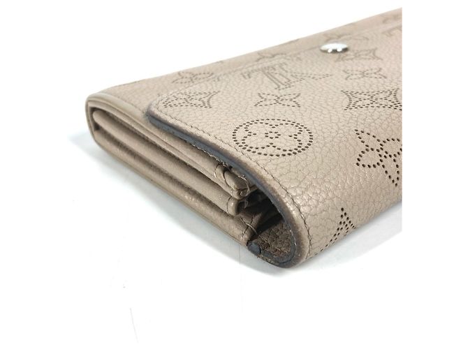Cartera Larga Iris Mahina Louis Vuitton Beige - vista 3