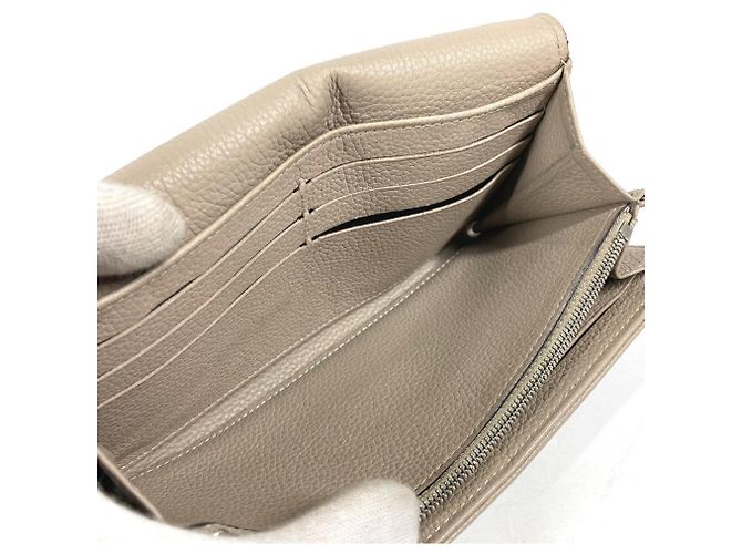 Cartera Larga Iris Mahina Louis Vuitton Beige - vista 7