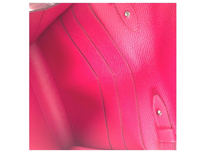 Hermès Borsa a spalla Pochette in pelle Epsom rosa Hermes - vista 15