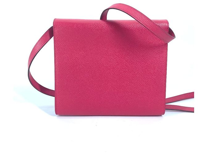 Hermès Borsa a spalla Pochette in pelle Epsom rosa Hermes - vista 2