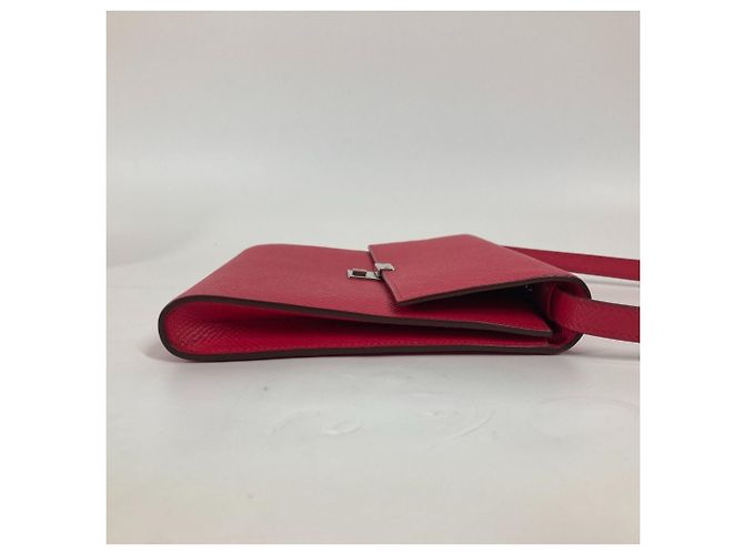 Hermès Borsa a spalla Pochette in pelle Epsom rosa Hermes - vista 4