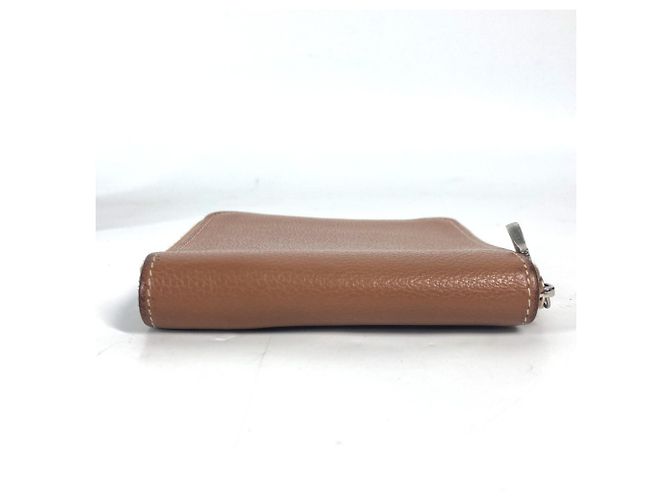 Hermès Billetera bi-fold de cuero Evercalf marrón Hermes Castaño - vista 4
