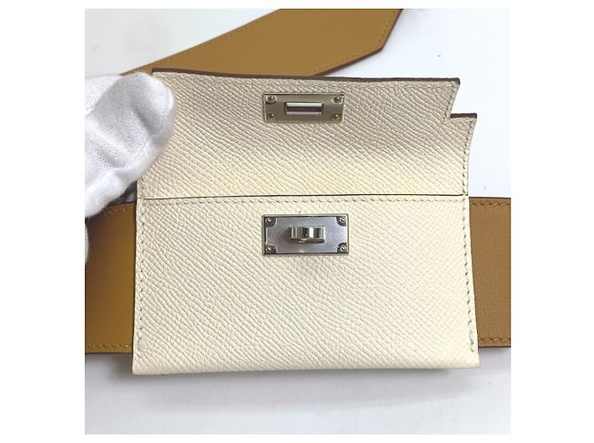 Kelly Tracolla per borsa Bandoulière Hermès Beige - Ansicht 4