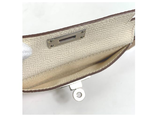 Kelly Tracolla per borsa Bandoulière Hermès Beige - Ansicht 5