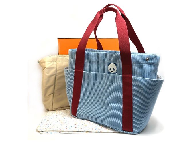 Hermès Borsa per mamma Hermes Panda Passpass Rosso Blu - vista 16