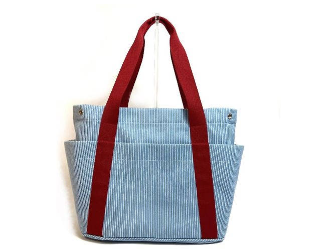 Hermès Borsa per mamma Hermes Panda Passpass Rosso Blu - vista 2