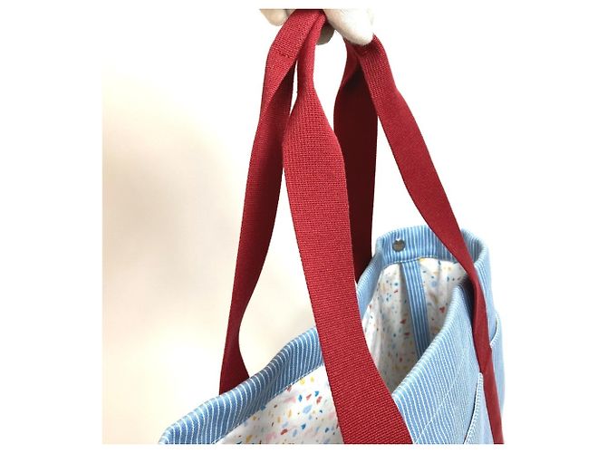 Hermès Borsa per mamma Hermes Panda Passpass Rosso Blu - vista 6