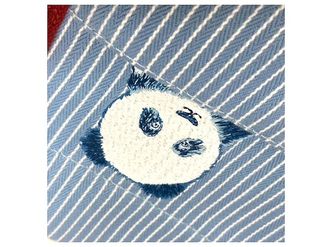 Hermès Borsa per mamma Hermes Panda Passpass Rosso Blu - vista 7