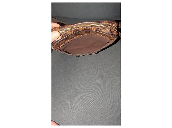 Borsa a tracolla Brooklyn Damier Ebene di Louis Vuitton Monogramma - vista 4