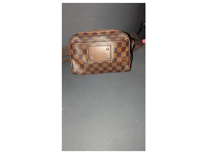 Borsa a tracolla Brooklyn Damier Ebene di Louis Vuitton Monogramma - vista 7