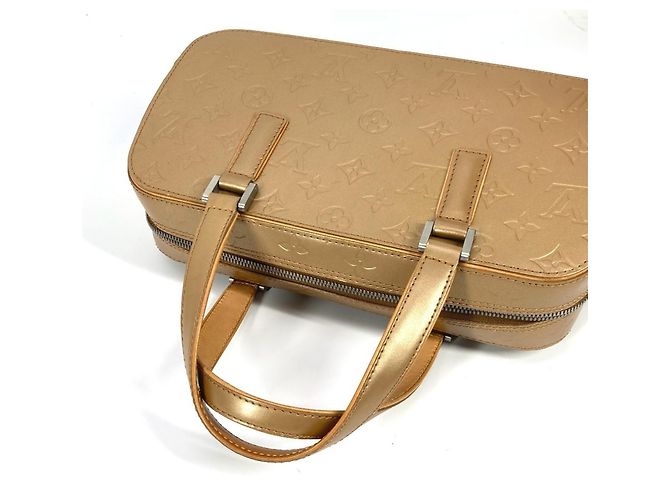 Louis Vuitton Monogram Matte Shelton Tote Handtasche Beige - Ansicht 7