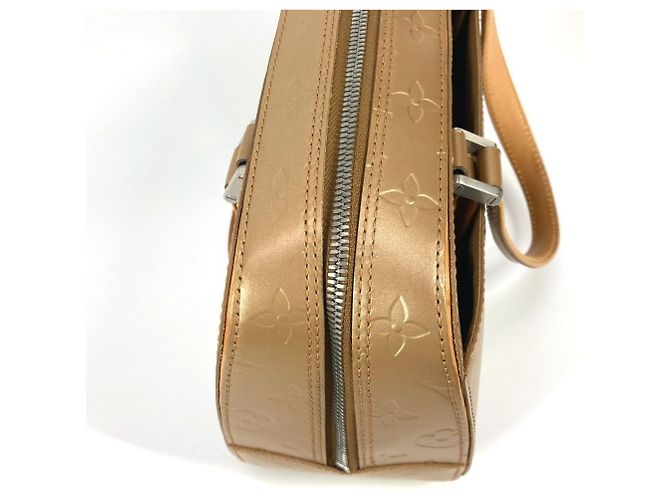 Louis Vuitton Monogram Matte Shelton Tote Handtasche Beige - Ansicht 9