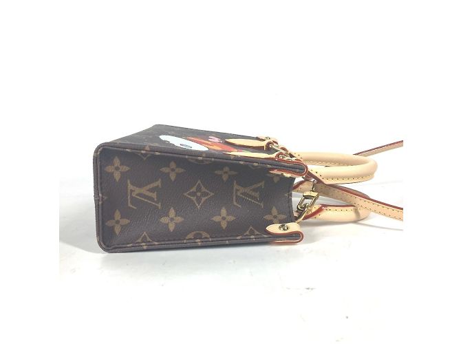 Borsa Louis Vuitton Monogram Takashi Murakami Marrone - vista 4