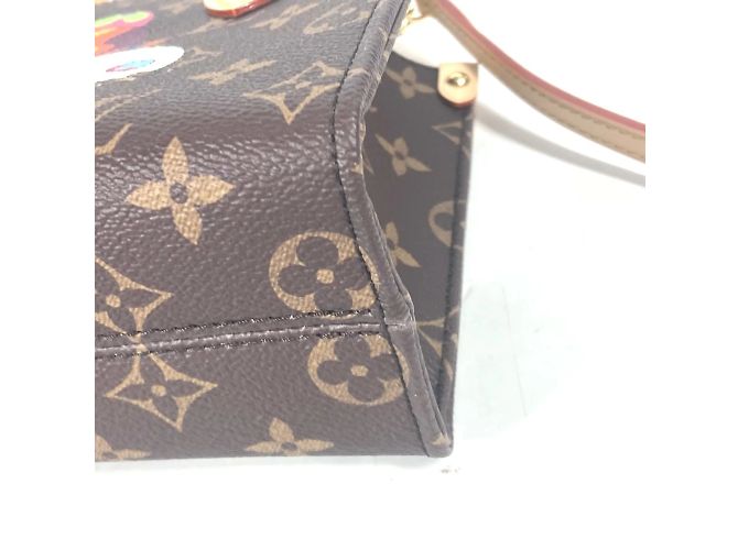 Borsa Louis Vuitton Monogram Takashi Murakami Marrone - vista 6