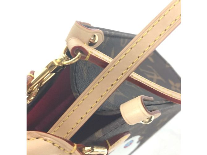 Borsa Louis Vuitton Monogram Takashi Murakami Marrone - vista 9