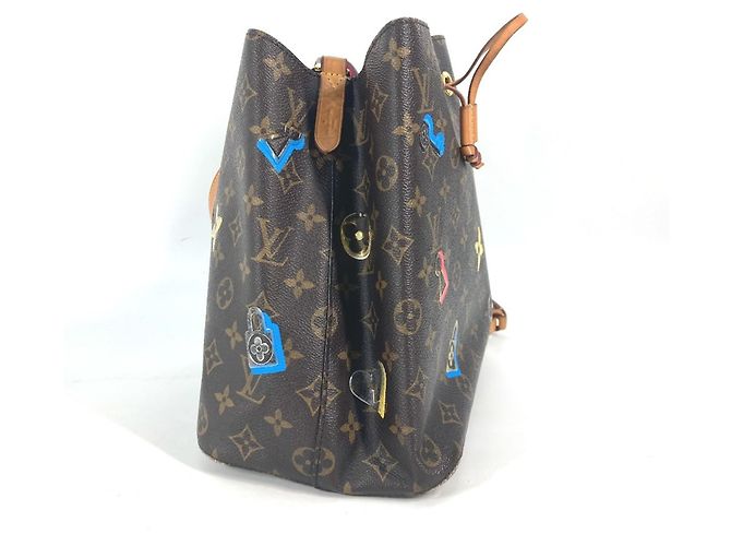 Néonoé Borsa a Spalla Lovelock NeoNoe Monogramma Louis Vuitton Marrone - vista 3