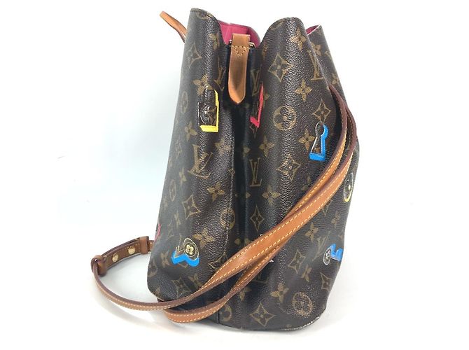 Néonoé Borsa a Spalla Lovelock NeoNoe Monogramma Louis Vuitton Marrone - vista 4