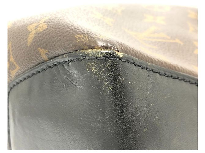 Louis Vuitton Monogram Macassar Torres PM Shoulder Bag Brown Black - vue 7