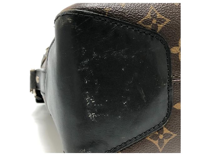 Louis Vuitton Monogram Macassar Torres PM Shoulder Bag Brown Black - vue 8