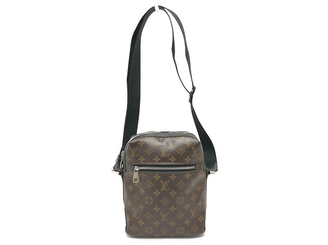 Louis Vuitton Monogram Macassar Torres PM Shoulder Bag Brown Black - vue 9