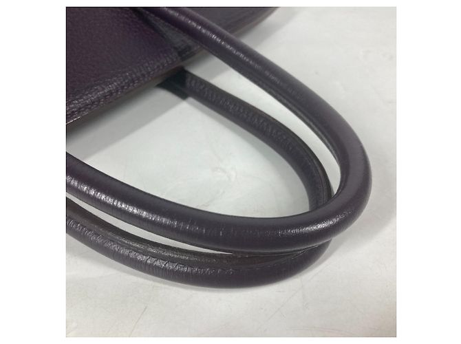 Borsa Hermès Birkin 35 in pelle Togo viola Porpora - vista 6