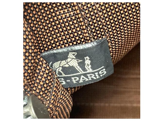 Hermès Borsa Tote MM Hermes Air Line Marrone - vista 15
