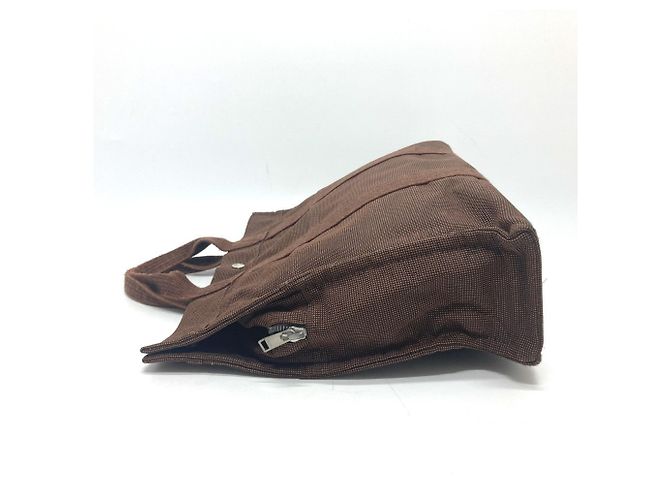 Hermès Borsa Tote MM Hermes Air Line Marrone - vista 4