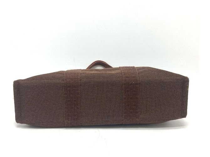 Hermès Borsa Tote MM Hermes Air Line Marrone - vista 6