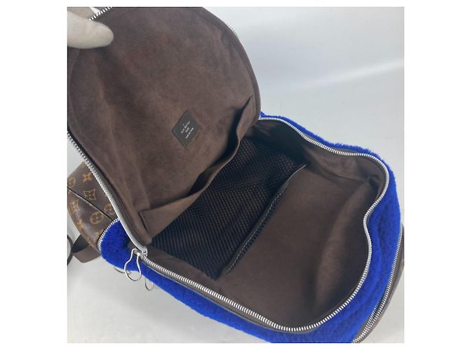 Louis Vuitton Monogram Marc Newson Kollaboration Rucksack Braun Blau - Ansicht 15