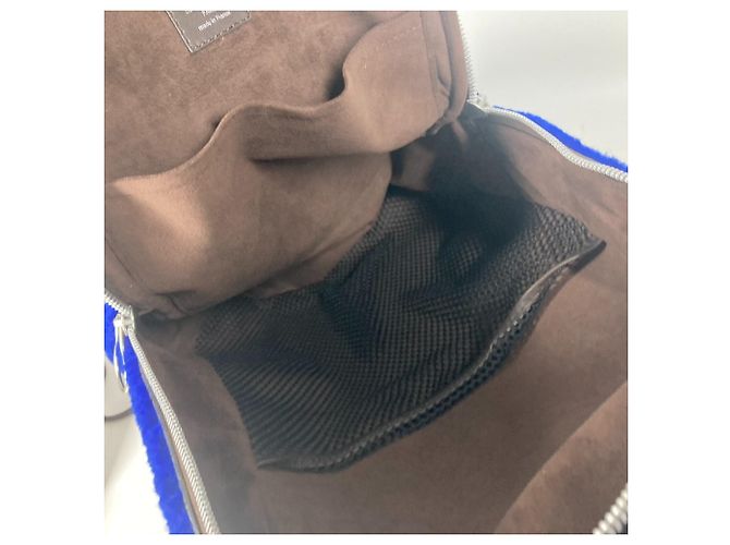 Louis Vuitton Monogram Marc Newson Kollaboration Rucksack Braun Blau - Ansicht 17
