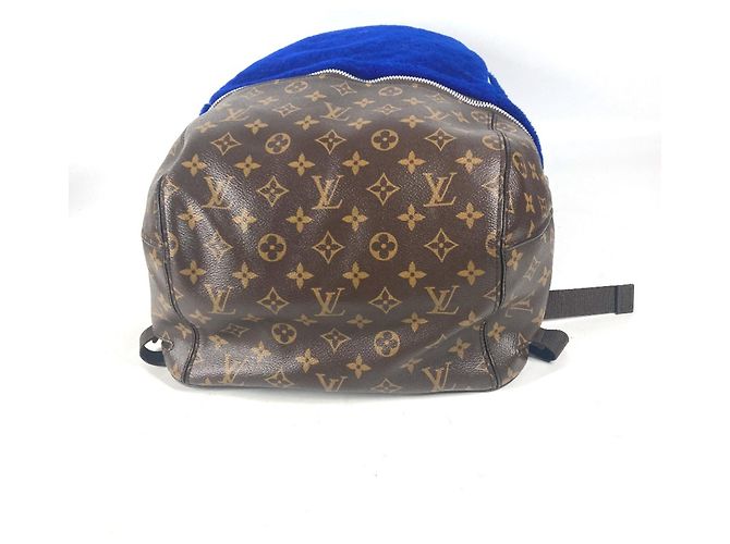 Louis Vuitton Monogram Marc Newson Kollaboration Rucksack Braun Blau - Ansicht 6