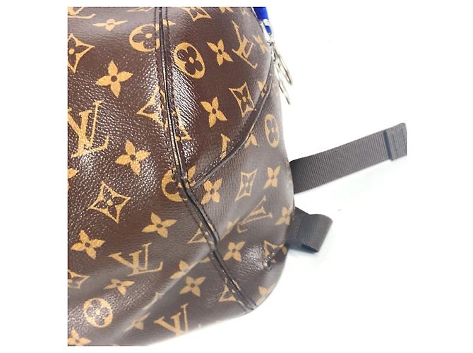 Louis Vuitton Monogram Marc Newson Kollaboration Rucksack Braun Blau - Ansicht 7