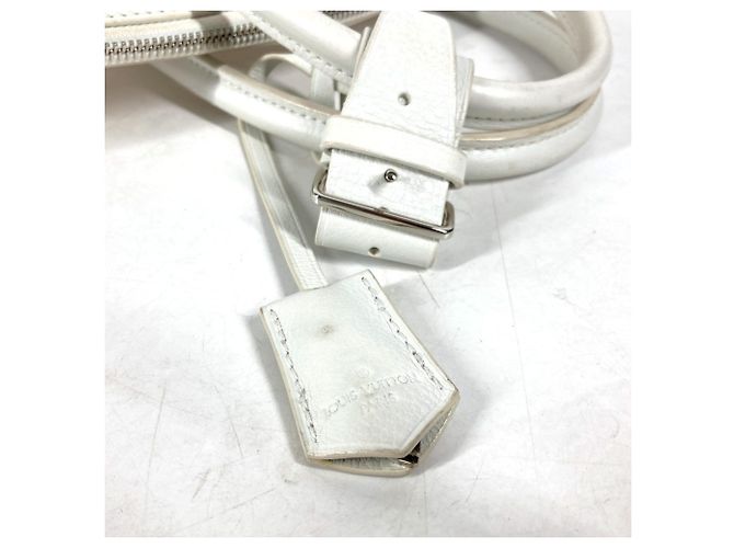 Borsa Tote Lockit Trasparente Monogramma Louis Vuitton Bianco - vista 10