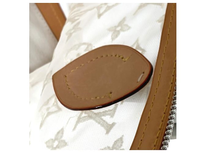 Borsa Tote Lockit Trasparente Monogramma Louis Vuitton Bianco - vista 16