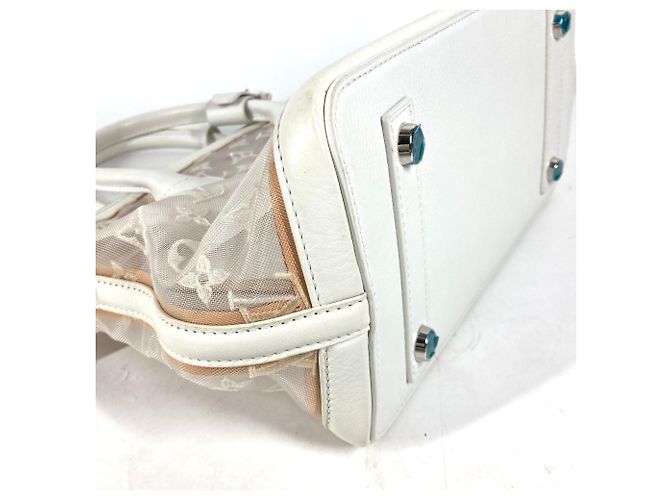 Borsa Tote Lockit Trasparente Monogramma Louis Vuitton Bianco - vista 7