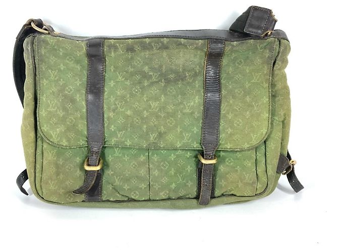Borsa a tracolla Mini Sac Maman Monogramma Louis Vuitton Cachi - vista 2