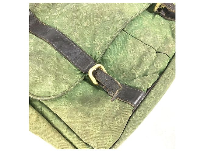 Borsa a tracolla Mini Sac Maman Monogramma Louis Vuitton Cachi - vista 7