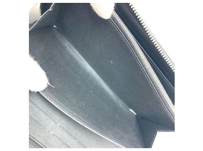 Zippy Louis Vuitton Taiga Leather Long Wallet Black - view 12