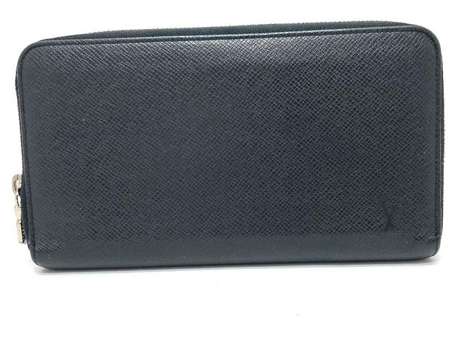 Zippy Louis Vuitton Taiga Leather Long Wallet Black - view 2