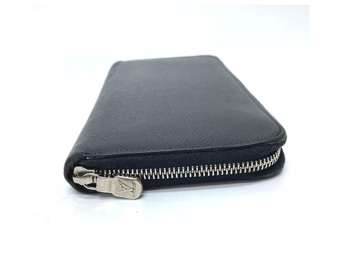 Zippy Louis Vuitton Taiga Leather Long Wallet Black - view 3