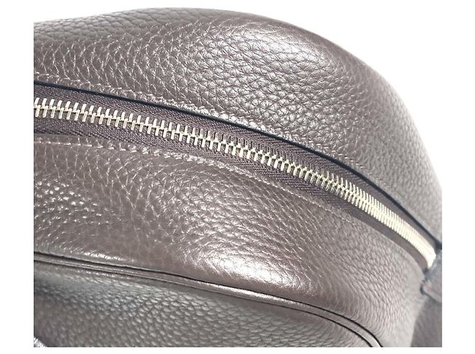 Hermès Borsa documenti Hermes Victoria 2 Marrone - vista 7