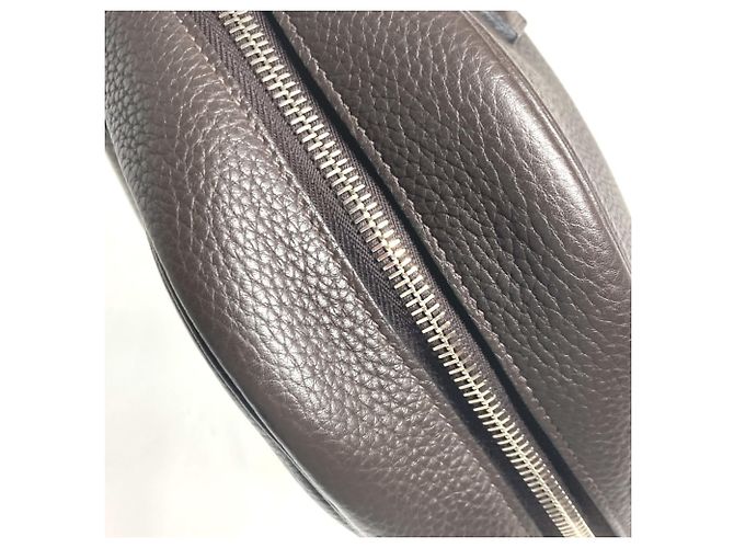 Hermès Borsa documenti Hermes Victoria 2 Marrone - vista 8
