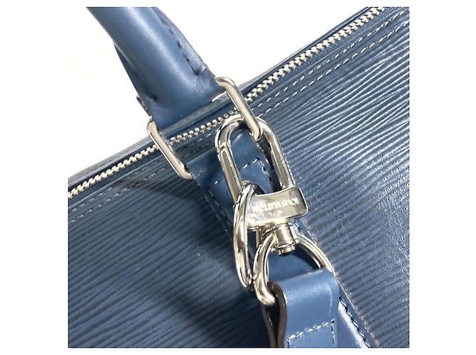 Louis Vuitton Epi Cabas Bandoulière Handtasche Marineblau - Ansicht 12