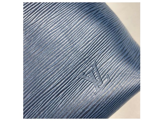 Louis Vuitton Epi Cabas Bandoulière Handtasche Marineblau - Ansicht 13