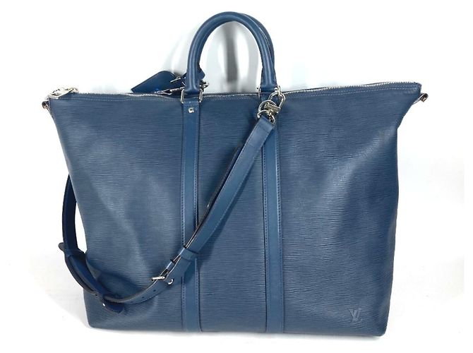 Louis Vuitton Epi Cabas Bandoulière Handtasche Marineblau - Ansicht 2