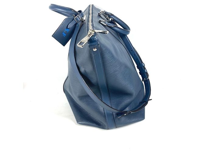 Louis Vuitton Epi Cabas Bandoulière Handtasche Marineblau - Ansicht 3
