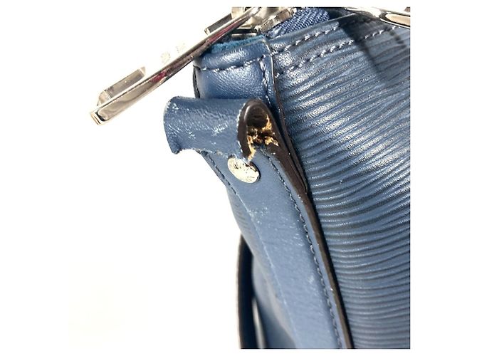 Louis Vuitton Epi Cabas Bandoulière Handtasche Marineblau - Ansicht 7
