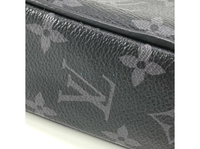 Bolso Clutch Louis Vuitton Monogram Eclipse Negro - vista 12