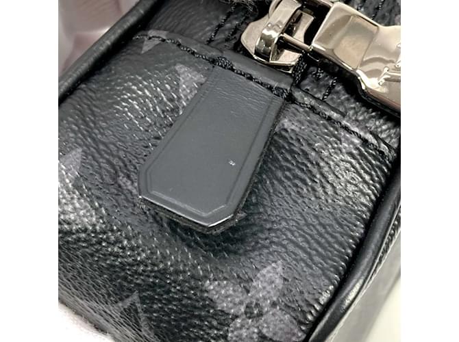 Bolso Clutch Louis Vuitton Monogram Eclipse Negro - vista 13