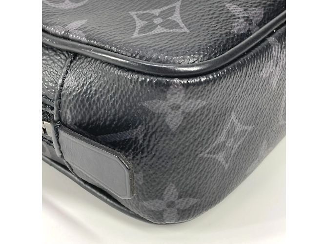 Bolso Clutch Louis Vuitton Monogram Eclipse Negro - vista 7